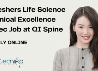 Freshers Jobs For Life Sciences at QI Spine