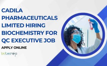 MSc Biochemistry Job Openings in QC