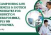 Life Sciences BSc Jobs