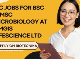 BSc & MSc Microbiology Jobs in QC at Amgis Lifescience Ltd