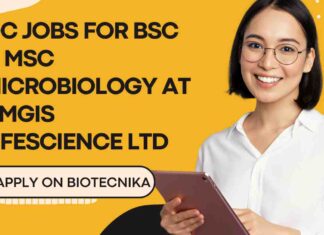 BSc & MSc Microbiology Jobs in QC at Amgis Lifescience Ltd