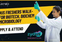 Freshers MSc Biotechnology Job Openings