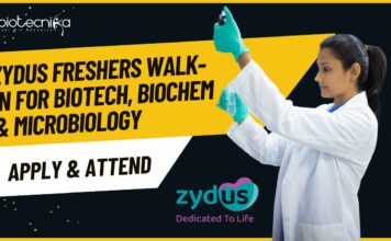 Freshers MSc Biotechnology Job Openings