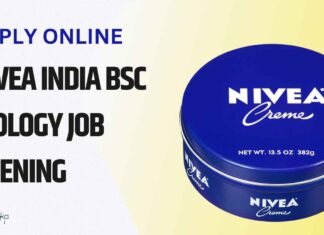 BSc Biology Job Vacancies at Nivea India