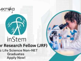 Latest MSc life sciences vacancy