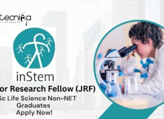 Latest MSc life sciences vacancy