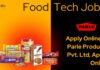 Food Technology Job Openings