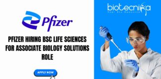 BSc Life Science Vacancies Latest at Pfizer