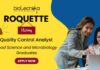 QC Analyst Job at Roquette | Food Science & Microbiology Graduates Apply