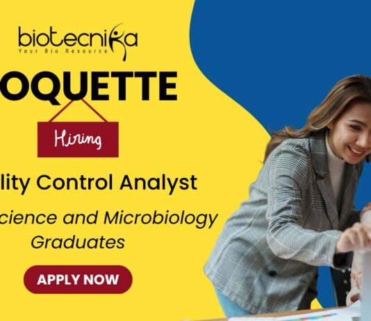 QC Analyst Job at Roquette | Food Science & Microbiology Graduates Apply