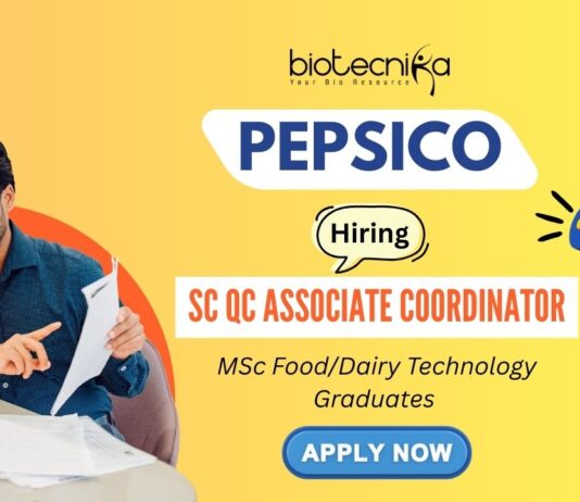 Food Tech QC Job Openings PepsiCo - Apply Online