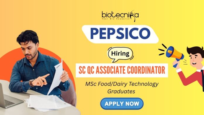 Food Tech QC Job Openings PepsiCo - Apply Online