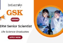 Senior Scientist Job in Bengaluru | Life Science Graduates Apply Now at GSK
