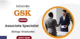 Associate Specialist Job Vacancy at GSK in Bengaluru | Apply Now