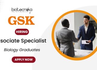 Associate Specialist Job Vacancy at GSK in Bengaluru | Apply Now