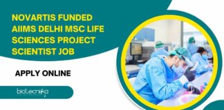 MSc Life Sciences Research Jobs at AIIMS Delhi