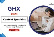 BSc Biotechnology Jobs at GHX Apply Now for the Content Specialist Role