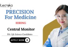 BSc Life Science Jobs at Precision For Medicine Apply Now for Central Monitor Role