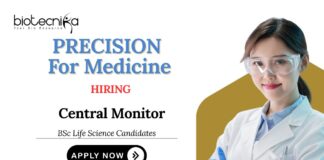 BSc Life Science Jobs at Precision For Medicine Apply Now for Central Monitor Role