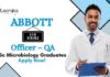 BSc Microbiology Jobs at Abbott | Apply Now For The Officer – QA Role