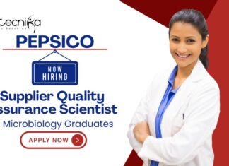 BSc Microbiology Jobs at Pepsico | Apply Now For The Supplier Quality Assurance Scientist Role