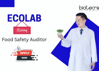 Food Safety Auditor Jobs | at Ecolab, Apply Now!