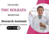 Biochemistry Jobs at TMC Kolkata | Apply Now for Research Assistant Position
