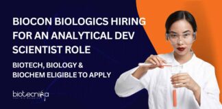 MSc Biotech & Biochem Job Vacancies