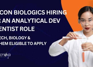 MSc Biotech & Biochem Job Vacancies