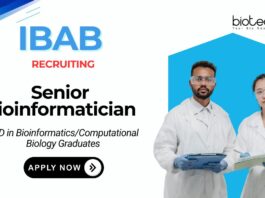 Bioinformatics Jobs at IBAB Apply Now for Scientist Bioinformatician  Role