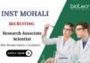 Bioinformatics Jobs at INST Apply Now for Project Research Scientist Role