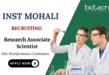 Bioinformatics Jobs at INST Apply Now for Project Research Scientist Role