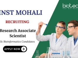 Bioinformatics Jobs at INST Apply Now for Project Research Scientist Role