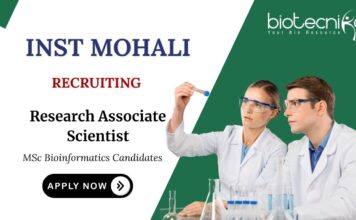 Bioinformatics Jobs at INST Apply Now for Project Research Scientist Role