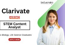 Biology Jobs at Clarivate BSc Graduates Apply Now for the STEM Content Specialist Role