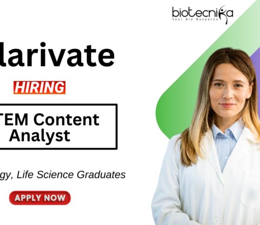 Biology Jobs at Clarivate BSc Graduates Apply Now for the STEM Content Specialist Role