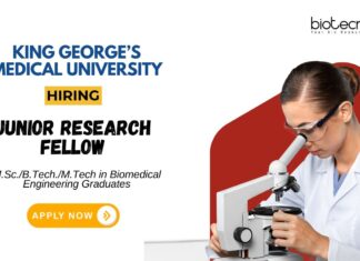 Biomedical Engineering Jobs at KGMU Lucknow Apply Now for the JRF Position