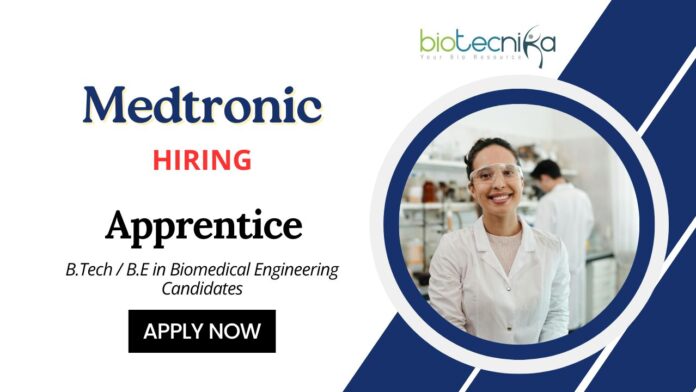 Biomedical Jobs at Medtronic Apply Now for Apprentice Position