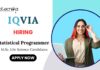 Biostatistician Jobs at IQVIA Apply Now for Statistical Programmer Role