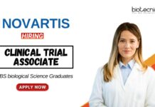 Biotech Jobs at Novartis BSc Graduates Apply Now for the Clinical Trial Associate Role