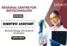 Biotech Jobs at RCB Apply Now for the Scientific Assistant Position