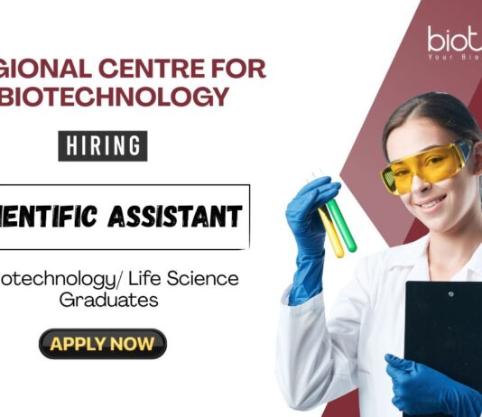 Biotech Jobs at RCB Apply Now for the Scientific Assistant Position