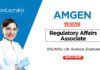 Biotechnology Jobs at Amgen BScMSc Graduates Apply Now for the Regulatory Affairs Associate Role