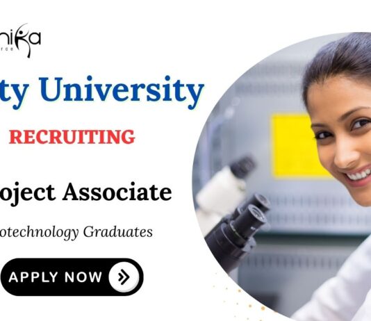 Biotechnology Jobs at Amity Apply Now for Project Associate Position (2)