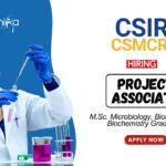 Biotechnology Jobs at CSMCRI MSc Graduates Apply Now for the Project Associate Position