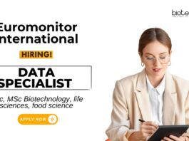 Biotechnology Jobs at Euromonitor International Apply Now for the Data Specialist Role (1)