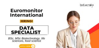 Biotechnology Jobs at Euromonitor International Apply Now for the Data Specialist Role (1)