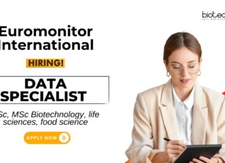 Biotechnology Jobs at Euromonitor International Apply Now for the Data Specialist Role (1)