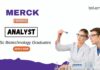 Biotechnology Jobs at Merck MSc Graduates Apply Now for the Analyst Role