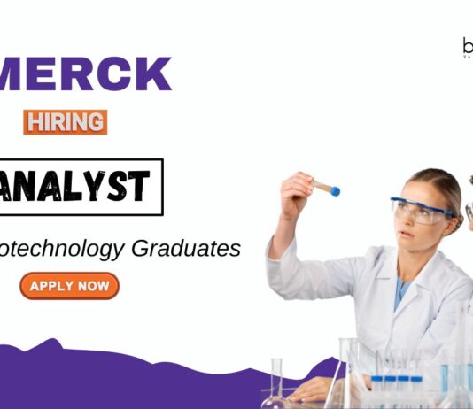 Biotechnology Jobs at Merck MSc Graduates Apply Now for the Analyst Role